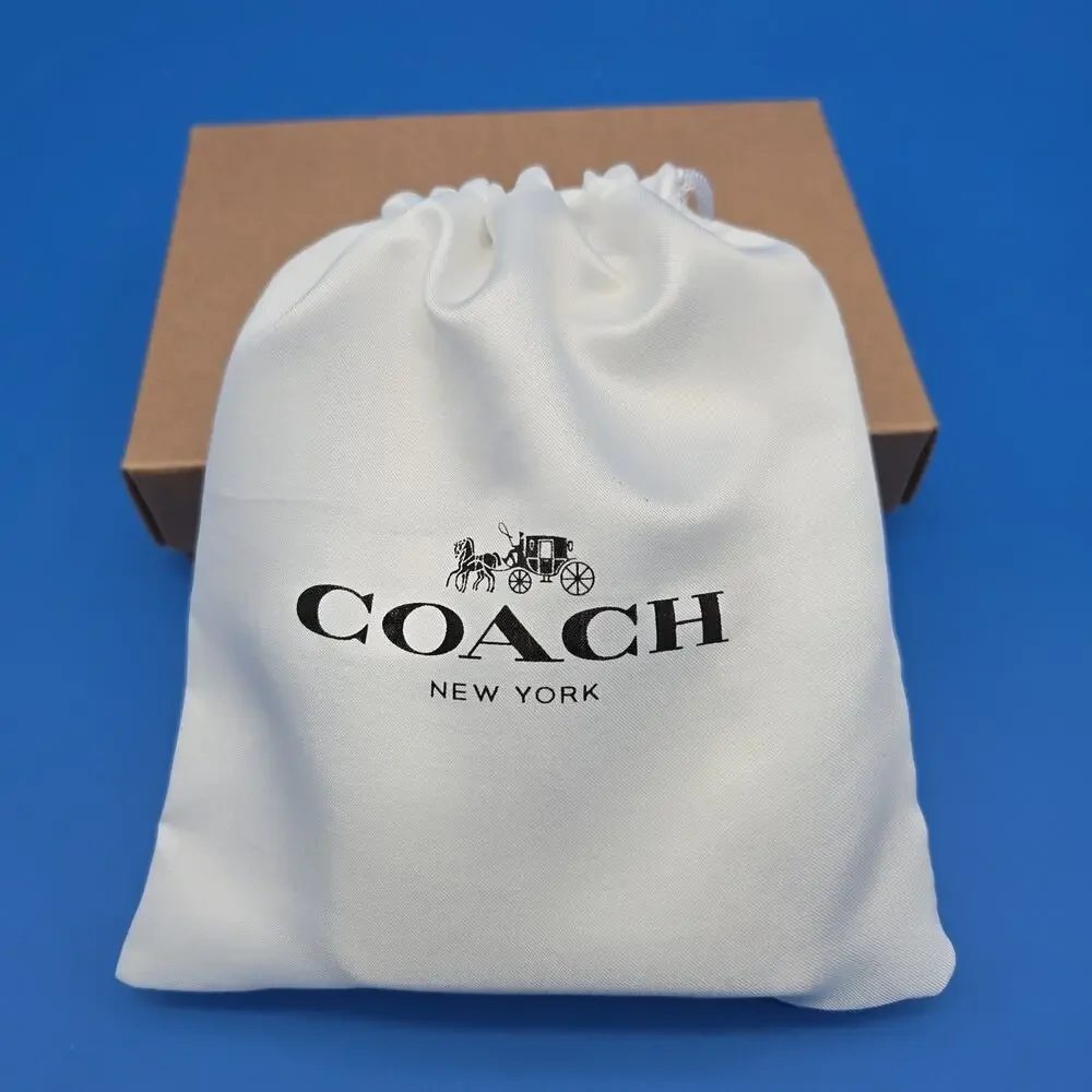 Coach Floral Zip Around Wallet Cream Multi Box Dust Bag New W/ Box